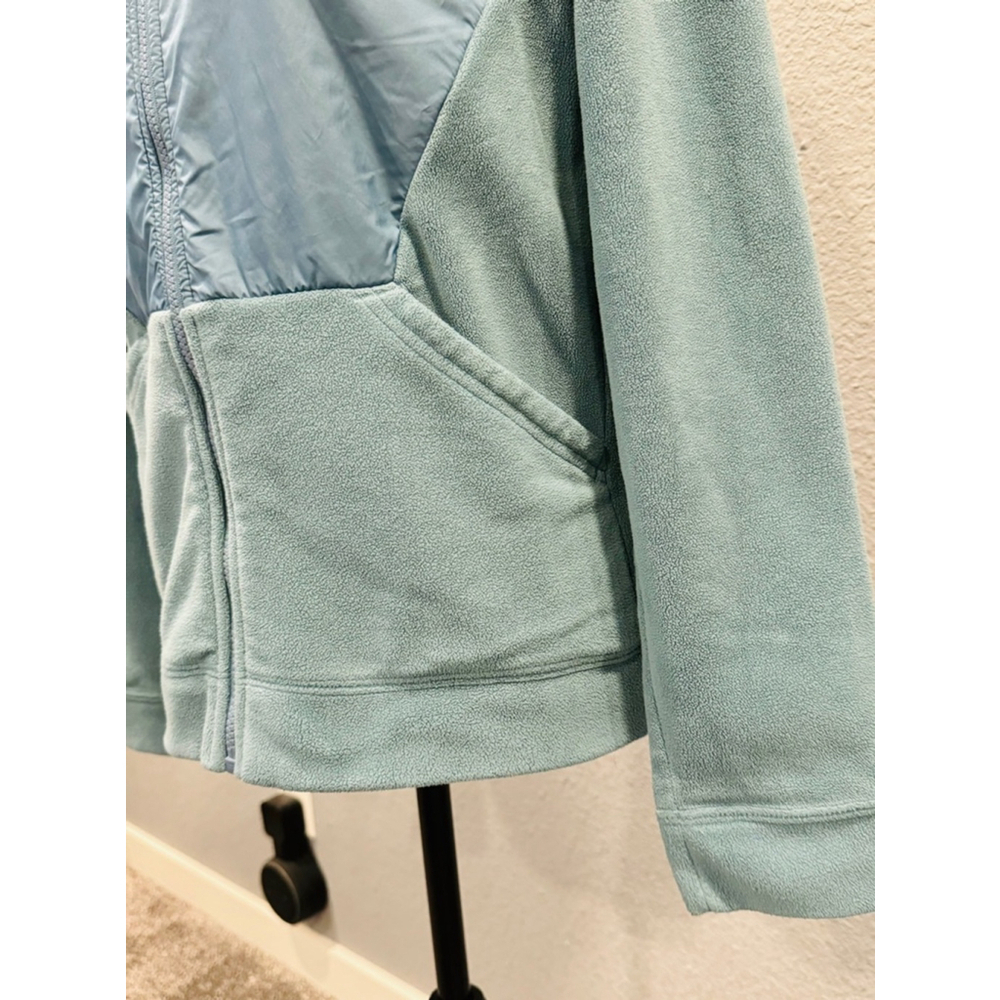 Nike Women's Light Blue Hooded Fleece Jacket - Size XL - Picture 5 of 9